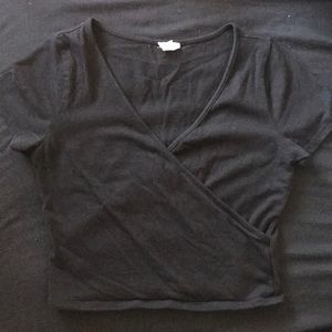 Cross Chest Crop Top